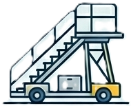 Aircraft Maintenance Stairs